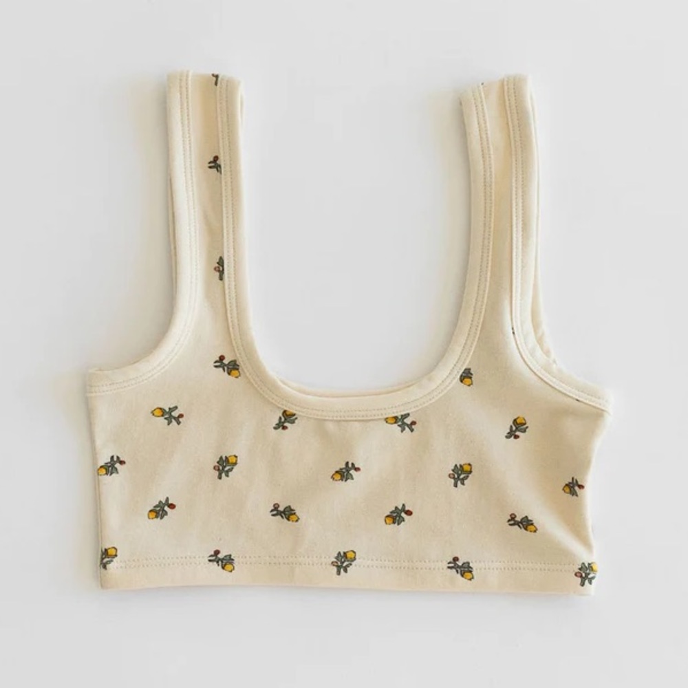ARQ WIDE STRAP BRA IN CALICO SZ SMALL